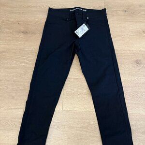 Western Rise Mens Pants Black Size 28 AT Pant